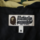 [M] A BATHING APE CAMO SHARK ZIP-UP MOUNTAIN PARKA KHAKI
