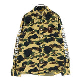 [M] A BATHING APE BAPE 1ST CAMO MILITARY SHIRT KHAKI