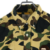 [M] A BATHING APE BAPE 1ST CAMO MILITARY SHIRT KHAKI