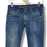 [M] Number Nine Slim Fit Distressed Denim Jeans