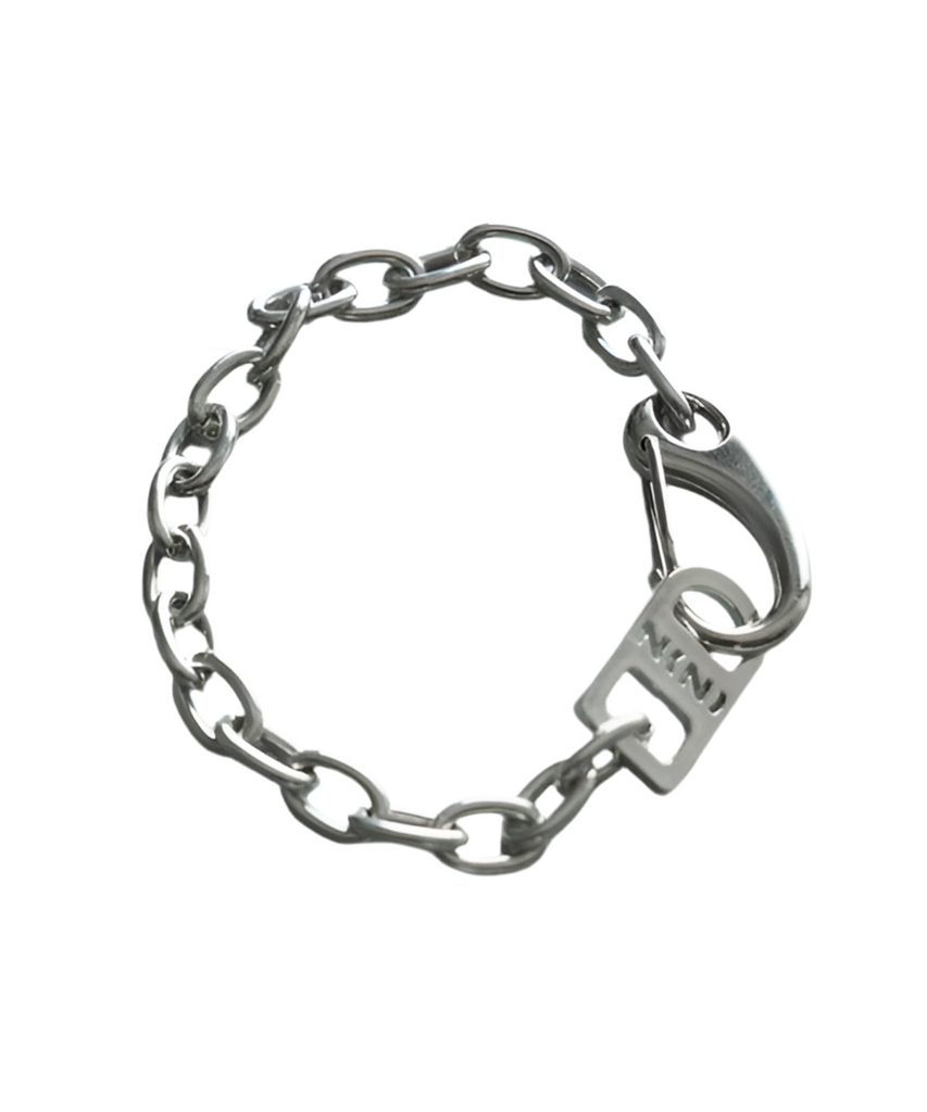 NEW! Number Nine Plate Hole Logo Chain Bracelet – StylisticsJapan.com NEW! Number Nine Plate Hole Logo Chain Bracelet – StylisticsJapan.com
