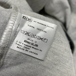 [L] Number Nine Hooded Flannel L/S Shirt Grey