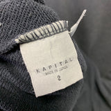 [M] Kapital Piano College Chieftain Crewneck Sweatshirt Navy