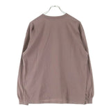 [4] AURALEE 19AW LUSTER PLAITING L/S TEE CREWNECK PINK