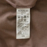 [4] AURALEE 19AW LUSTER PLAITING L/S TEE CREWNECK PINK