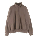 [4] AURALEE 19AW BAGGY POLYESTER SWEAT HALF ZIP PULLOVER