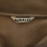 [4] AURALEE 19AW BAGGY POLYESTER SWEAT HALF ZIP PULLOVER