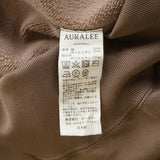 [4] AURALEE 19AW BAGGY POLYESTER SWEAT HALF ZIP PULLOVER