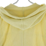 [4] AURALEE 26SS COTTON NYLON PILE ZIP PARKA YELLOW