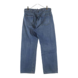 [34 x 28]  A.PRESSE 24AW NO.2 WASHED DENIM BUTTON FLY PANTS JEANS