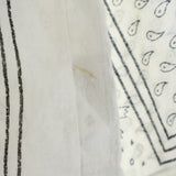 [2] VISVIM ICT TUNIC SHIRT BANDANA PRINT COTTON LONG SLEEVE SHIRT WHITE