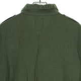 [4 / XL EQUIV.] VISVIM 24SS CANAAN L/S SHIRT (LINEN WOOL MILITARY SHIRT JACKET) KHAKI