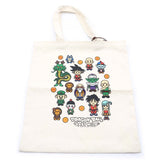 A BATHING APE BAPE x DRAGON BALL BABY MILO CHARACTER TOTE BAG WHITE