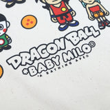 A BATHING APE BAPE x DRAGON BALL BABY MILO CHARACTER TOTE BAG WHITE