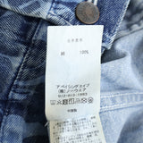 [S] A BATHING APE BAPE BLUE ASIA CAMO ALL-OVER PRINT DENIM JACKET INDIGO