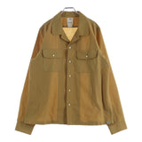 [3 / L EQUIV.] VISVIM BOOMER SHIRT L/S DOUBLE POCKET OPEN COLLAR LONG SLEEVE BUTTON SHIRT BROWN