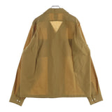 [3 / L EQUIV.] VISVIM BOOMER SHIRT L/S DOUBLE POCKET OPEN COLLAR LONG SLEEVE BUTTON SHIRT BROWN