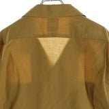 [3 / L EQUIV.] VISVIM BOOMER SHIRT L/S DOUBLE POCKET OPEN COLLAR LONG SLEEVE BUTTON SHIRT BROWN