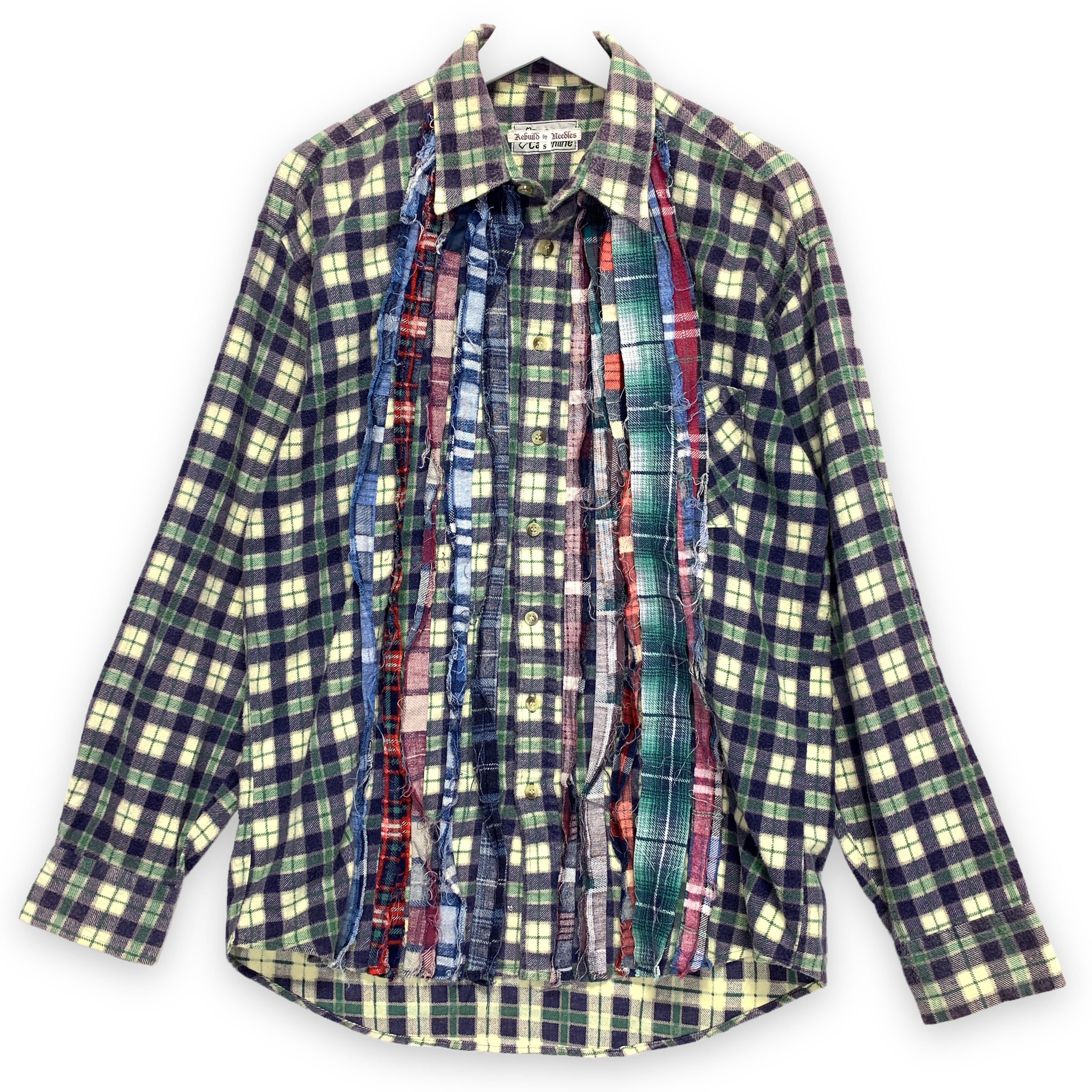 [S] Needles Rebuild Ribbon Cut Flannel Shirt – StylisticsJapan.com