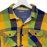 [M] Kapital Chambray Lined Flannel Check Shirt L/S