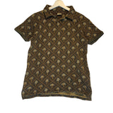 [M] Kapital Jacquard Woven Palm Tree Polo Shirt