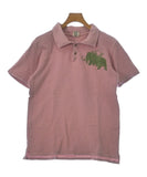 [L] Kapital Mammoth Embroidered Polo Shirt Pink