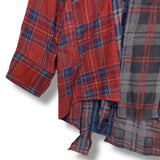 [M] Needles Rebuild Wide 7 Cut Flannel Shirt