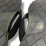 [XL] Visvim Lama Sandals Folk Leather Black