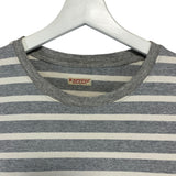 [M] Kapital Smiley Elbow Striped L/S Tee T Shirt