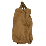 Kapital Duffle Zip Compartent Canvas Tote Bag Brown