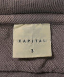 [L] Kapital Mammoth Embroidered Polo Shirt Grey