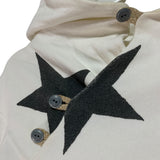 [L] Kapital Surf Star Pullover Hoodie White