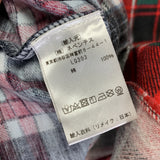 [L] DS! Needles Rebuild 7 Cut Oversized Flannel Shirt