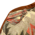 Kapital Nylon Leather Native Print Tote Bag