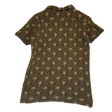 [M] Kapital Jacquard Woven Palm Tree Polo Shirt