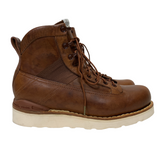 [8] Visvim Beard Boots Folk Leather Brown