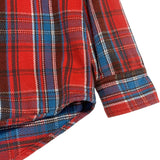 [S] Visvim Black Elk Flannel L/S Shirt Red / Blue
