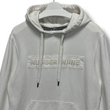 [M] Number Nine Raised Bar Logo Pullover Hooded Sweatshirt Hoodie