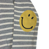 [M] Kapital Smiley Elbow Striped L/S Tee T Shirt