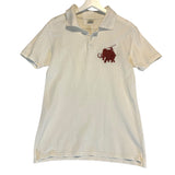 [M] Kapital Mammoth Embroidered Polo Shirt White