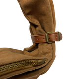 KAPITAL #6 COTTON CANVAS BIG SNUFKIN BAG BROWN