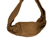 KAPITAL #6 COTTON CANVAS BIG SNUFKIN BAG BROWN