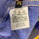[M] Kapital Chambray Lined Flannel Check Shirt L/S