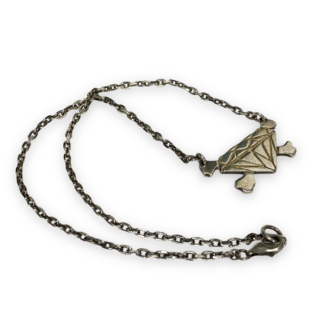 Undercover Vintage Genuine Silver Diamond Bones Pendant Undercover Vintage Genuine Silver Diamond Bones Pendant