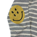 [M] Kapital Smiley Elbow Striped L/S Tee T Shirt