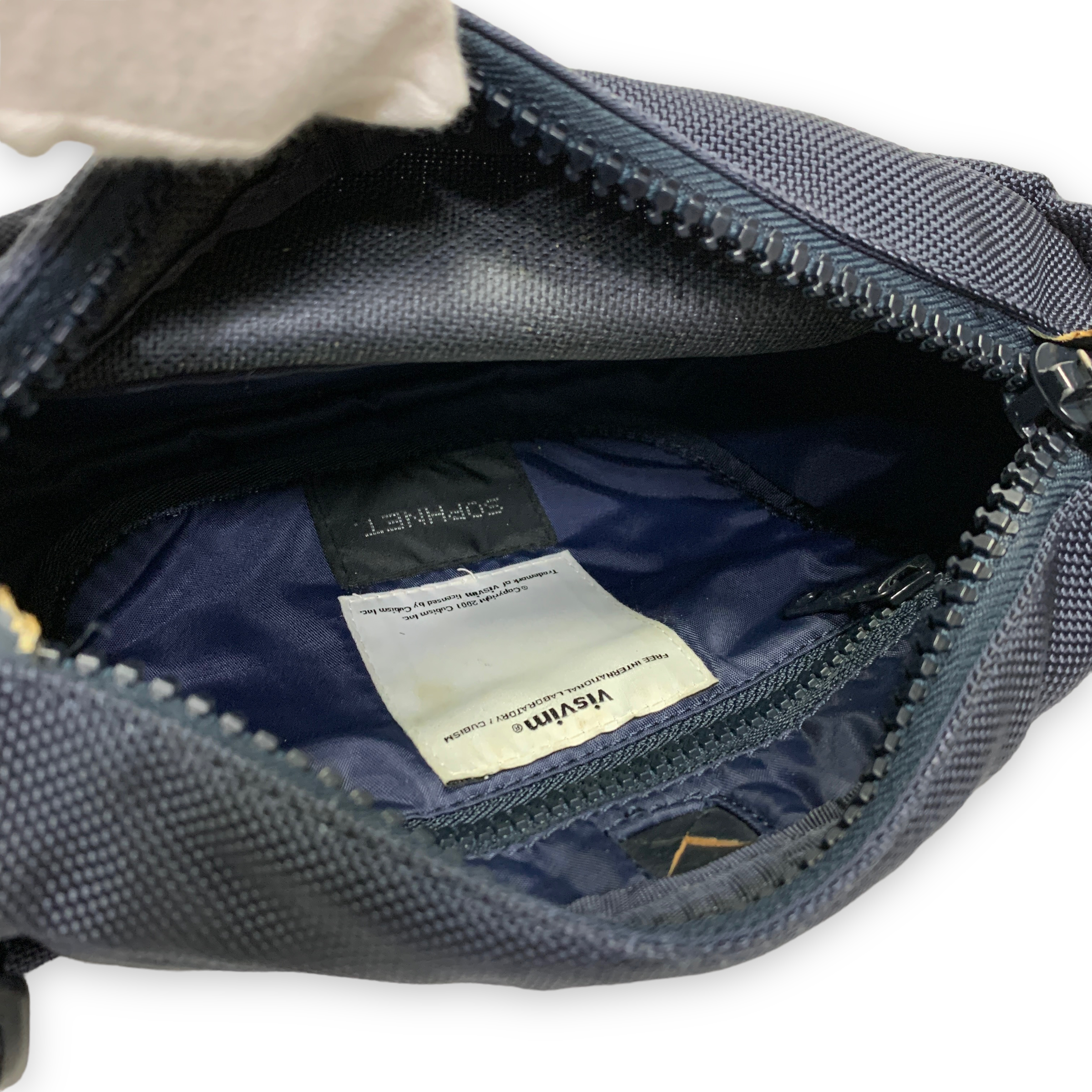 Visvim x Sophnet Ballistic Lumbar Mini Waist Shoulder Bag Navy