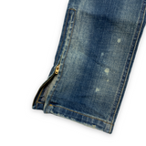 [M] Number Nine Distressed Denim Skinny Cut Denim Jeans