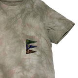 [L] Kapital Tie Dye Flag T-Shirt Tee