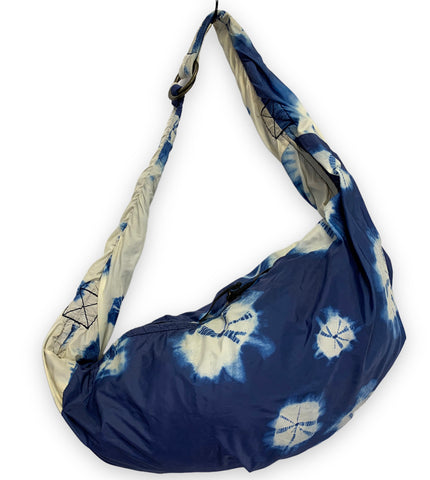 Kapital Kountry Tie Dye Nylon Snufkin Shoulder Bag Indigo