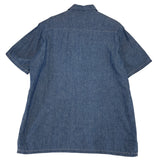 [M] Kapital Chambray Sashiko Stitch Concho Button S/S Shirt Indigo